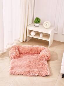 1 chiếc giường sofa góc phải bằng vải nhung chắc chắn cho chó, chuồng thú cưng có thể tháo rời và giặt được, giường chống trượt cho chó con, giường ấm áp cho mèo và chó nhỏ, vừa và lớn, giường sofa cho mèo trong nhà, đồ dùng cho chó, nuôi chó con, XL - Màu Khaki - Xem 3