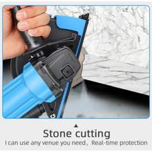 Hormy 100-125mm Angle Grinder Slotting Dust Cover, 4-5 Inch Cutting Machine Stone Dust Collecting Cover With Screw Fixing, Connectable Vacuum Cleaner Anti-Dust Cover - Black - View 12