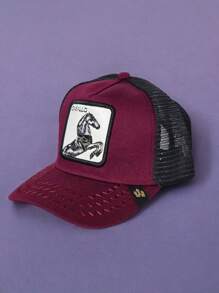 GORRA ANIMALES CABALLO TRUCKER TRAILERO - Burdeos - Ver 1