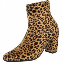 Women's Mid-Calf Boot Short Thick Heel Super Comfortable - 彩色 - 查看 2