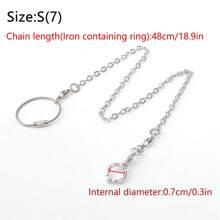 1set Stainless Steel Parrot Bird Harness & Leash, All Seasons - White - View 11