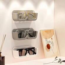 1 件全新眼镜收纳架展示架，壁挂式眼镜架收纳架，适用于卧室、浴室 - 彩色 - 查看 9