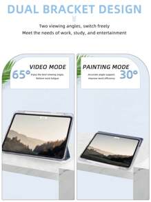 1个透明亚克力蓝宝石色保护壳,兼容iPad A16(第11/10代)、Air 11/13、M3(2025)、Mini 7 A17、Pro(2024)、Air 11/13、M2(2024)、Pro 11/13、M4(2024)、Pro 12.9(第7/8/9代)、10.2(第10代)、Air 4/5、10.9、Pro 11(第4/5/6代)、Mini 6。孔位和笔槽位置可能因型号而异。随机两种纹理。使用前请撕掉保护膜。 - 深藍 - 查看 8