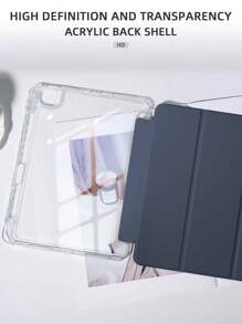 1个透明亚克力蓝宝石色保护壳,兼容iPad A16(第11/10代)、Air 11/13、M3(2025)、Mini 7 A17、Pro(2024)、Air 11/13、M2(2024)、Pro 11/13、M4(2024)、Pro 12.9(第7/8/9代)、10.2(第10代)、Air 4/5、10.9、Pro 11(第4/5/6代)、Mini 6。孔位和笔槽位置可能因型号而异。随机两种纹理。使用前请撕掉保护膜。 - 深藍 - 查看 3