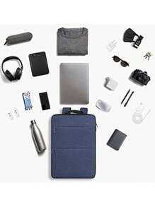 Slim & Expandable Laptop Backpack 15 15.6 16 Inch Sleeve With USB Port, Spill-Resistant Notebooks Bag Case For Most 14-16 Inch MacBooks Surface-Books Asus Computers - Grey - View 5