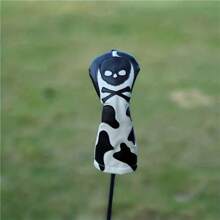 Premium Golf Club Head Covers With Stylish Skull Pattern - Durable Leather Cover For Fairway Woods - Multicolor - View 5