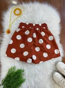 RAW ROUPAS New Shorts With Pocket And Polka Dot Print Elastane Cold Mowing Material