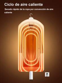 Secadora eléctrica plegable de 400w secadora multifuncional de calentamiento doméstico y secado de zapatos de edredón - Blanco - Ver 2