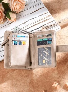 1 chiếc ví gấp ba dung lượng lớn tùy chỉnh, ví nữ, túi xách, ví và ví cầm tay cho nữ, ví màu trắng, quà tặng Ngày của Mẹ/Giáng sinh, quà tặng cho phái nữ, ví cầm tay cá nhân hóa, ví có khóa kéo tùy chỉnh, ví nữ cá nhân hóa, quà sinh nhật cho mẹ, quà Ngày của Mẹ cá nhân hóa, túi xách thời trang cho nữ, chống RFID. - Nhiều màu - Xem 3