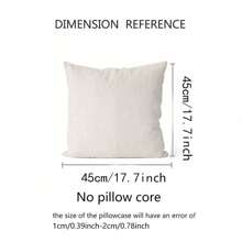 4入組/套聖誕彩腰佑兵與樹狀格紋印花枕套（不含墊內） - D款 - 查看 2