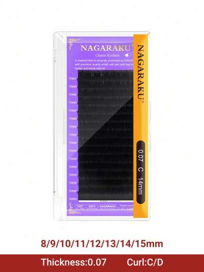  NAGARAKU Factory Eyelashes 07CD Mink Eyelashes 1 Case 16 Rows Individual Eyelash Premium Lashes For Women For Professional Lash Clusters,Eye Lash Clusters,Individual Eyelashes,Lashes,Fake Lashes