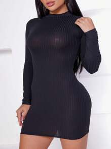 Women Short Dresses - màu đen - Xem 4