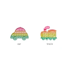 2/3/6 Pcs Pop Fidget Toys Set, Silicone Rainbow Popper Fidget Set, Birthday Gifts, Easter Basket Stuffers, Christmas Gifts,Autism Learning French Popits Push Pop Bubble Popping Sensory Toy For Kids