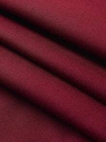 Conjunto de 4 piezas para niño, esmoquin para niño pequeño, atuendo formal, traje de pajecito, chaqueta, pantalones, corbata, traje formal, burdeos, talla 4-16 años - Burdeos - Ver 9