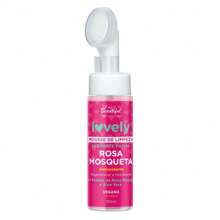 Facial Cleansing Mousse Soap Lovely Facial Foam Face Beautiful - HÔNG HỒNG - Xem 2