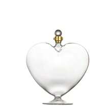 1 pièce Carafe en forme de cœur pour bouteille de vin, de whisky, de vodka, de saké, de shochu, décoration cadeau, convient pour l'eau potable, le lait, l'avoine, le thé, le jus, le petit-déjeuner, le café, les boissons, etc. Convient pour la cuisine, le restaurant, le bar, les fêtes, les réunions, les cadeaux pour petit ami, père, Noël, décoration de fête, anniversaire