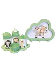 Green  Baby Hygiene Kit For Boys + Green Children's Hanger - 薄荷綠 - 查看 1