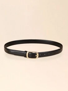 1 Máy Tính Plus Size Nữ Thời Trang Nâu/Đen/Màu Cà Phê Da PU Mềm Khóa Hợp Kim Thắt Lưng Hàng Ngày - Nhiều màu - Xem 29