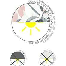 Ecommerc3 Store enrouleur translucide de taille 90x180 - Tissu de store numérique de taille 87x175 - Store enrouleur isolant thermique de couleur vert chaux - Multicolore - Voir 2