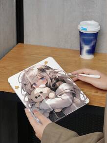 Bao da Apple Anime Girl Pad tương thích với IPad thế hệ 7/8/9 10,2 inch, Tương thích với Samsung Galaxy Tab A7 10,4 inch, Tương thích với Matepad 10,4/ Bao da Tab, Có giá đỡ bút, Hỗ trợ nắp tự động ngủ/thức - Nhiều màu - Xem 4