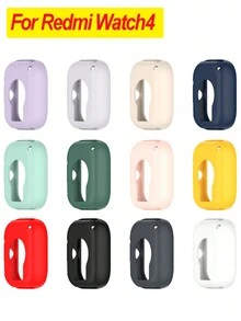 COOLIA 1 Vỏ bọc silicon, tương thích với Redmi Watch 4, Vỏ bảo vệ thay thế bằng silicon mềm chống rơi, Phụ kiện đồng hồ, Dành cho cả nam và nữ. - Đồng hồ Redmi 4 - Xem 4