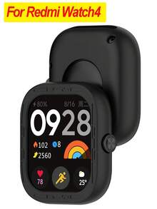 COOLIA 1 Vỏ bọc silicon, tương thích với Redmi Watch 4, Vỏ bảo vệ thay thế bằng silicon mềm chống rơi, Phụ kiện đồng hồ, Dành cho cả nam và nữ. - Đồng hồ Redmi 4 - Xem 3
