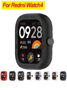 COOLIA 1 Vỏ bọc silicon, tương thích với Redmi Watch 4, Vỏ bảo vệ thay thế bằng silicon mềm chống rơi, Phụ kiện đồng hồ, Dành cho cả nam và nữ. - Đồng hồ Redmi 4 - Xem 2
