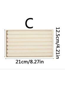 5 件/1 件珠宝收纳托盘，戒指和耳环展示隔板适用于卧室梳妆台收纳，柔软衬里，优雅家居装饰配件，经典风格珠宝收纳托盘 - 便携式灰色收纳盒，适用于戒指、耳环、项链 - 方便展示盒，戒指、耳环和手表展示盒 - 抽屉式项链和手表整理盒 - 彩色 - 查看 14