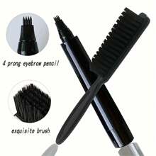 Beard Pencil Filler Kit - Waterproof, Long-Lasting, Natural Makeup Beard Pen With 4-Tip Design, Beard Brush, And Alcohol-Free Formula - Perfect Fathers Day Gift For Men Hair Removal, Face Hair Removal, Hair Trimmer, Hair Trimmer, Barber Supplies, Haircut, Bag, Organizer, Storage, Hair Clips, Hair Accessories