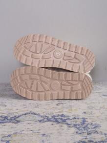 جزمة ثلج برّاقة جديدة للنساء، جزمة دافئة قصيرة، أسلوب موضة، بوت شتوية سميكة بنعل مانع للانزلاق للاستخدام الخارجي في فصل الشتاء - وردي - مشاهدة 6