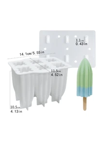 1 pieza, Nuevo molde de silicona para helado casero, molde para helado paleta