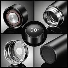 Digital Thermal Bottle Intelligent Temperature Display Colors Stainless Steel Hot Cold Drinks - 金色 - 查看 3