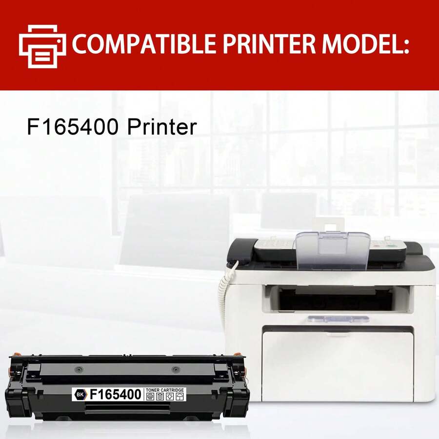 1Pack F165400 Toner Cartridge Black, NUC Compatible F165400 Toner