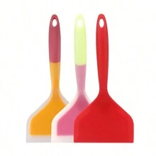 1pc Silicone Pancake Spatula, Non-Stick Egg Flipper, Transparent Baking Spatula For Egg, Pancake, Fish, Pizza And Steak, Soft Wide Heat-Resistant Kitchen Cooking Utensil - Tamagoyaki Frying Shovel In Various Specifications - View 7
