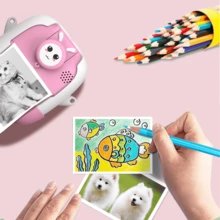 Digital Camera Toys Instant Print Thermal Print Camera Instant Print Photo Video With 32G Memory Card And Printing Paper - Multicolor - View 6