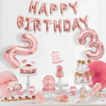 1 quả bóng bay lá vàng hồng 40 inch dùng cho tiệc sinh nhật, trang trí sự kiện kỷ niệm và trang trí tốt nghiệp, Giáng sinh - Hoa hồng vàng - Xem 6