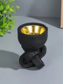 1件裝迷你樹脂香爐，簡約3D幾何設計，適合居家裝飾、節日佈置、辦公室裝飾與芳香療法，亦可作為紀念品。適合送給好友、女性，適用冬季、婚禮、生日、畢業等場合的理想禮物 - 彩色 - 查看 5