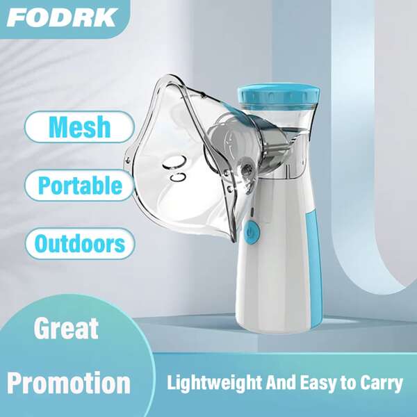 1pc Outdoor Portable Nebulizer Mini First Aid Kit Handheld Asthma Inhaler Atomizer Kids Adult Saving Mesh Nebulizers