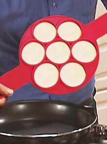 1 件/3 件/5 件硅胶煎饼模具，7 孔不粘硅胶煮蛋锅