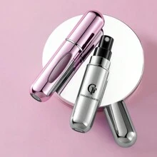 5ml Vacuum Refillable Perfume Bottle, Portable Atomizer With Bottom Pressed Spray Best Gifts - Multicolor - View 3