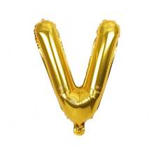 1入組40吋A-Z巨型金色字母氣球生日派對裝飾，Mylar鋁膜字母氣球可自由組合使用 - 彩色 - 查看 26