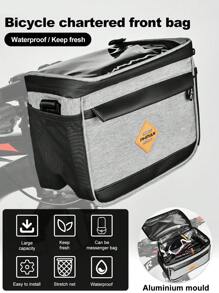 X-TIGER Túi ghi đông xe đạp có dây đeo vai và tấm che mưa có thể tháo rời, chất liệu màn hình cảm ứng trong suốt ở phía trên và khuôn nhôm cách nhiệt bên trong, phù hợp với hầu hết các loại xe đạp - Nhiều màu - Xem 2