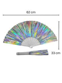 Hand Fans - فضي - مشاهدة 7