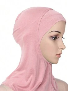 1入組女士柔軟彈性頭巾，伊斯蘭頭巾圍巾頸套頭帶發帶頭巾 - A - 查看 20
