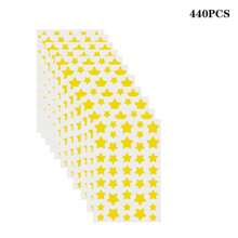 Multi-Piece Golden Star Shaped Stickers, Suitable For Party, Gathering And Other Activities (For Decoration Only, Not Cosmetic)