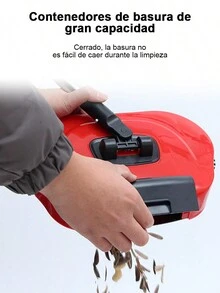 Barredora doméstica multifuncional, aspiradora, máquina todo en para barrer y trapear, limpiador de alfombras de mano tres en , escoba, juego de recogedor, escoba, limpiaparabrisas, trapeador y raspado, escoba robot, artefacto, aspiradora, barredora - Rojo + Azul + Morado - Ver 8