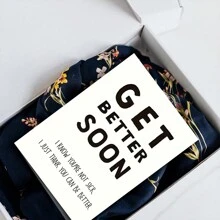 1 张真诚早日康复贺卡 - 向任何人发送鼓励和好运祝福 - 祝患者早日康复、早日康复贺卡，适合问候、祝福或纪念场合 - 紅色 - 查看 5