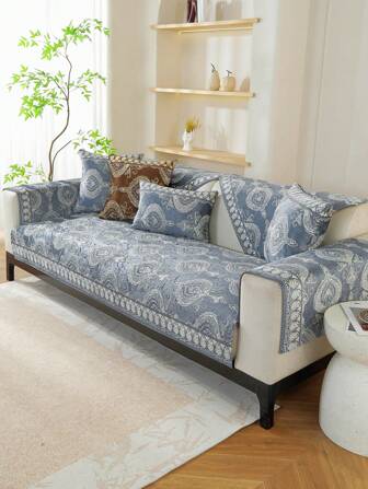 1 件豪华风格沙发垫，乡村/宫殿风格，民族图案，烫印技术，独特设计