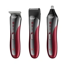 Máquina de cortar el pelo eléctrica KEMEI KM-1407, cortador de pelo, cortador de pelo de la nariz, tres en uno