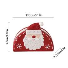 Set da tavola natalizio con ciotole e piatti con motivo a rammendo nordico a forma di Babbo Natale, set di barattoli sigillati in ceramica decorati, piatti piatti, tazze, set da tavola per la casa, la cucina, regalo di Natale